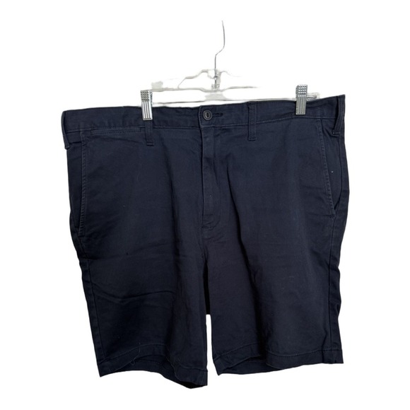 Nautica Men's Navy Dock Shorts Size 38 prep 7" Inseam chino style - Picture 1 of 7